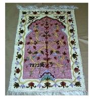 Atiqco Cotton Silk muslim prayer mat, Technics : Handmade