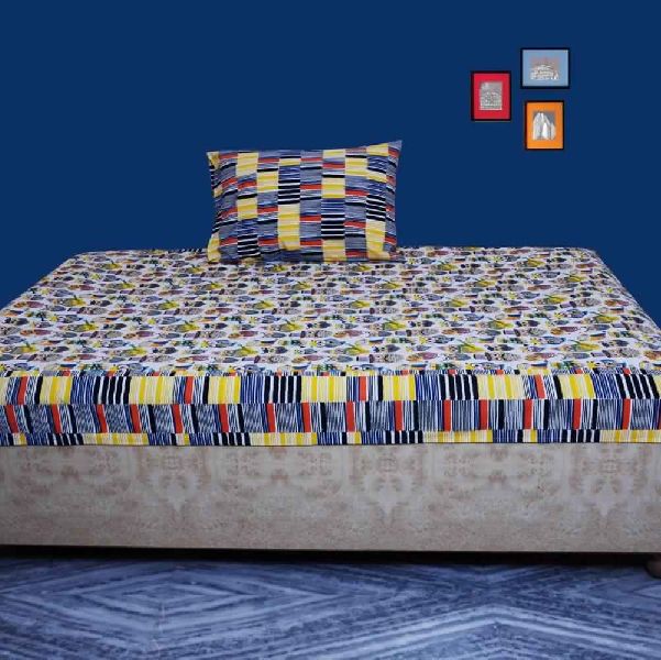 PRINTED BED COVER SINGLE
