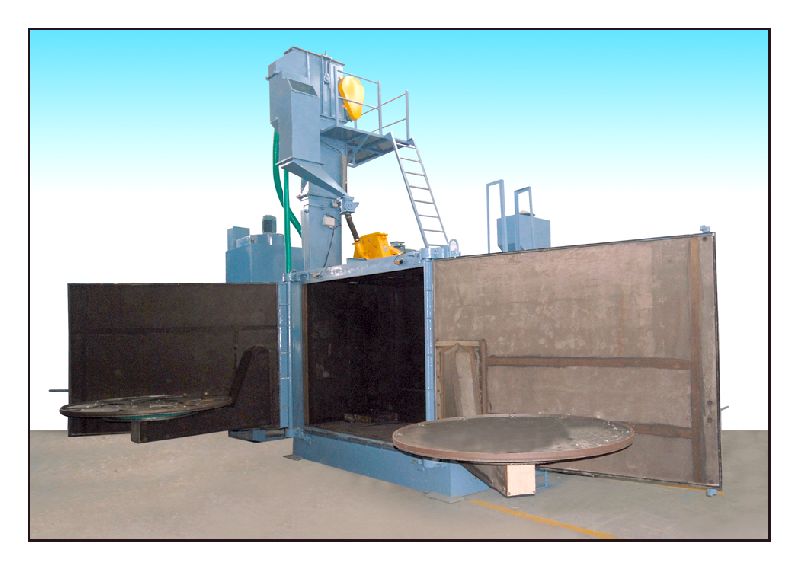 Swing Table Shot Blasting Machines