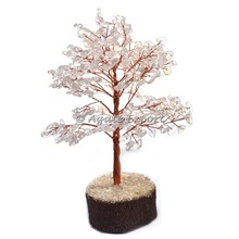 Crystal Quartz Copper Tree