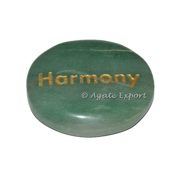 Agateexport.com Green Aventurine Engraved Stone
