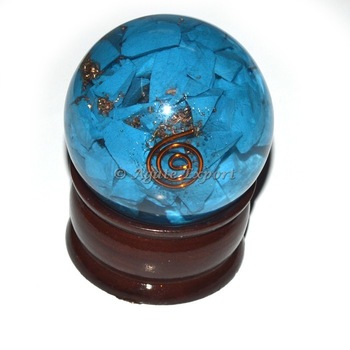 Orgone Turquoise Orgone Sphere