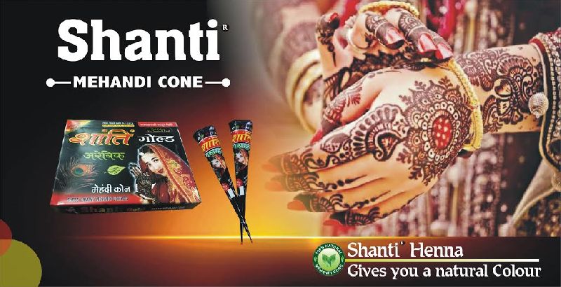 Shanti Mehndi Cones, Feature : Skin Friendly
