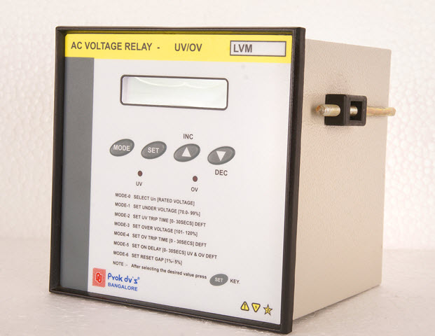 Microprocessor based Under/Over Voltage Relay 4W