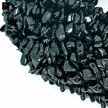 Natural black spinel chip beads