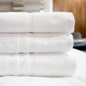 Da Vincei White Cotton Hand Towels, Style : Dobby