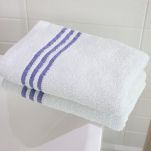 Rectangle White Leisure Cotton Bath Sheets, for Bathroom, Beach, Size : 40x40cm, 70x140cm