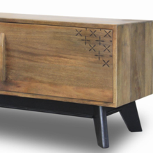 Industrial Antique Vintage Modern Design Media Tv Cabinet
