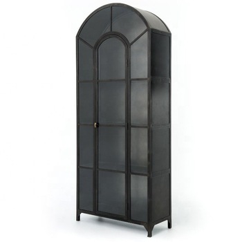 metal Glass door storage Cabinet