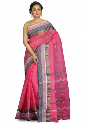 Tant Saree Technics Machine Made Pattern Printed at Best