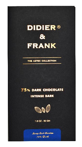 Didier & Frank - 75% Dark Chocolate, Intense Dark - 100g
