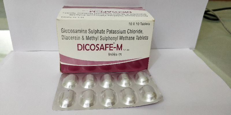 Glucosamine MSM Diacerein Tablets, for Clinical, Hospital, Grade Standard : Medicine Grade