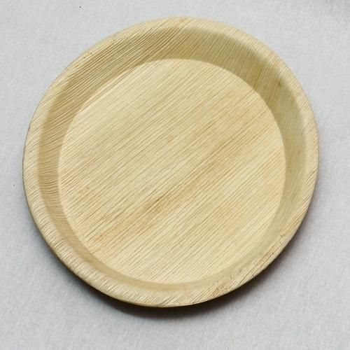 Areca Leaf Plate, For Serving Food, Feature : Biodegradable, Disposable, Eco Friendly, Light Weight