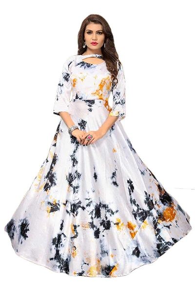 Printed Gown