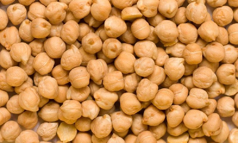 Organic Indian White Chickpeas, Size : 6mm - 8 Mm