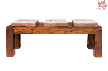 Wooden Block Bench, for Home Furniture, Size : 40*140*65
