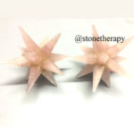 Rose Quartz Handmade Stars, Size : 50 – 60mm