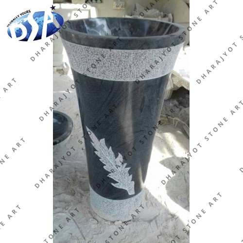 100% natural material (Marble BLACK MARBLE WASHBASIN SINK, for Garden, Hotel, Home, Complex Decoration