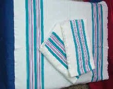 Rectangular Flannel Baby Napkins AND Blanket