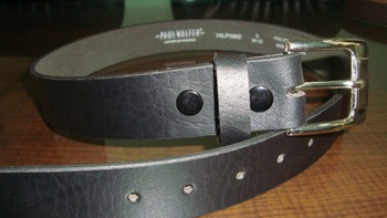 Alloy Leather Belt, Width : 35mm
