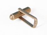 Brass cuff links