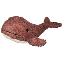 Whale Sherpa Soft Toy, Color : Brown