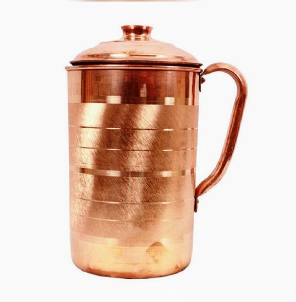 Copper Jugs, for Water Storage, Feature : Eco Friendly, Fine Finish, Good Quality, Shiny Look