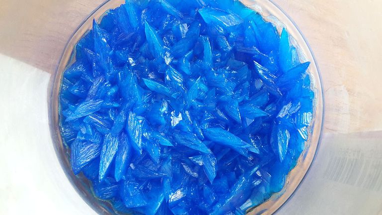 Copper Sulphate Crystals