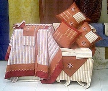 Satin curtains cover, Color : Brown