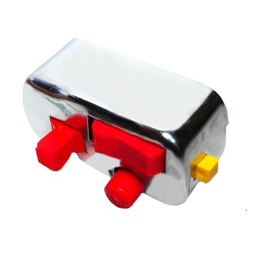 Vespa - Light Switch - 12 Volt Conv. - Rally / Super / Prim - With Red & Yellow Buttons