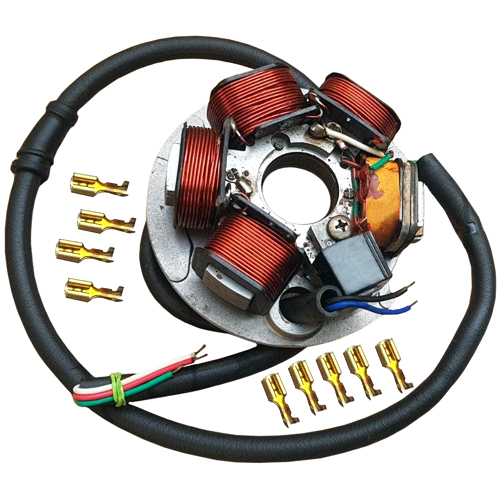 Vespa PL170 / PK50 S XL / XL2 V50 PV Stator Coil Plate With Black Wire