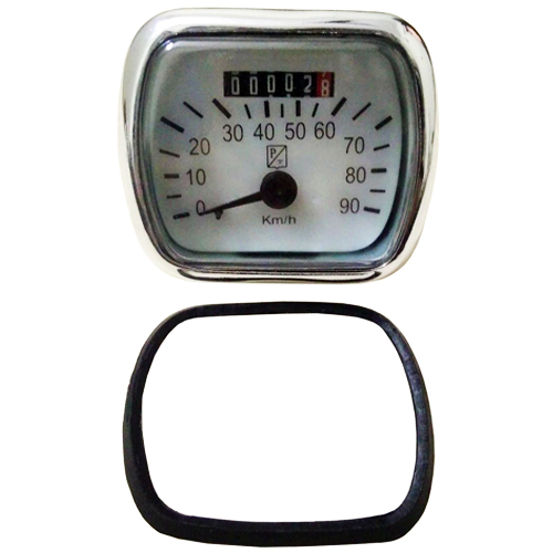 Vespa VM / VN / VL Acma Speedometer 90 Kmh White Face