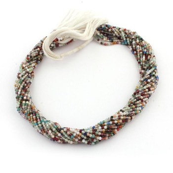 Multi Gemstone Beads, Technique : rondelle