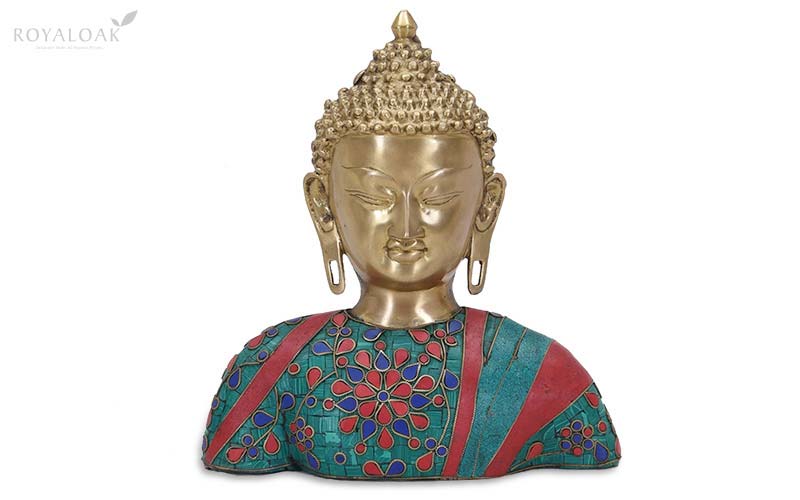 Brass Buddha idol