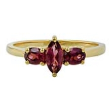 Gold gemstone ring, Color : Yellow