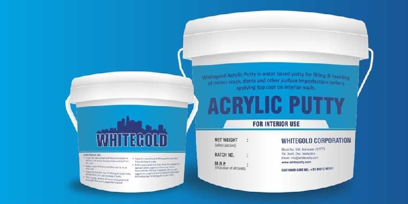 Acrylic wall putty, Color : Off-White