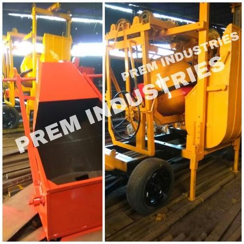 Semi Automatic Concrete Mixer with Hooper & Lift, Certification : ISI Certified