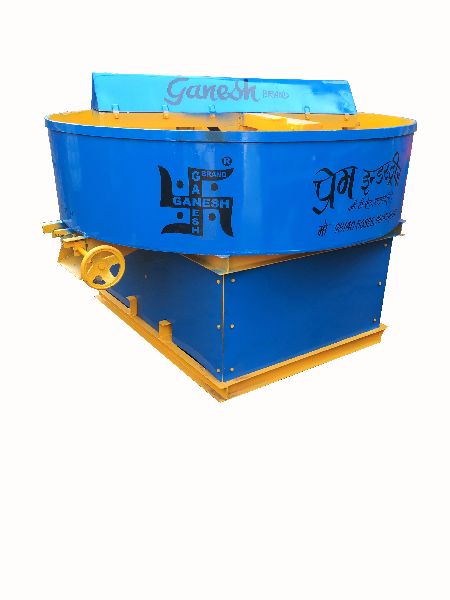 Hydraulic 100-500 Kg Pan Type Concrete Mixer, Certification : ISI Certified