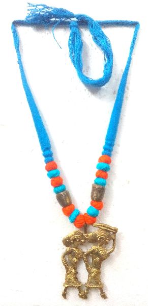 Exclusory Handcrafted Tribal DOKRA Necklace add elegance to your fashion