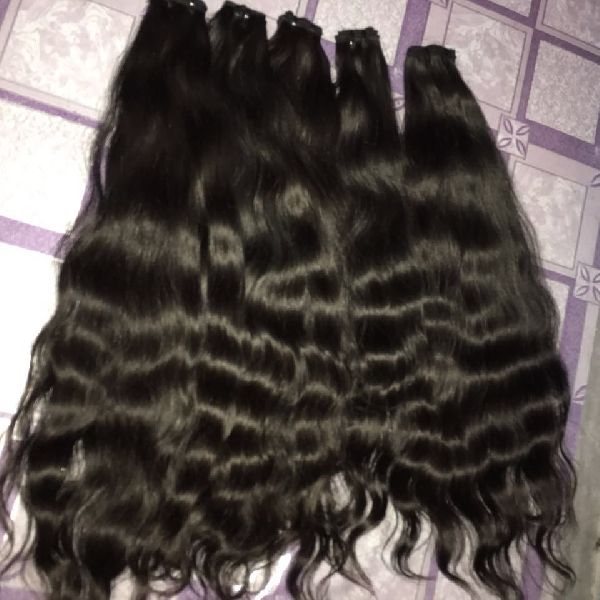 100-150gm Raw Temple Human Hair, Style : Curly, Straight, Wavy