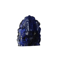 Tanzanite Gemstone Carved Ganesha Figure, Color : Dark Blue