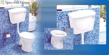 Ceramic Toilet Water Closet, Feature : Automatic Operation, Concealed Tank, Dual-Flush