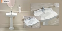 Ceramic Wash Basin With Pedestal, Feature : Stocked