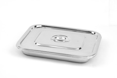 SS TRAY WITH LID