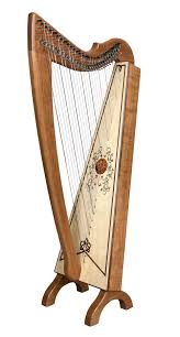 Wood Harp, Color : Brown