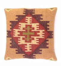 Jute cushions cover, Size : 18x18 Inch (45x45cm)