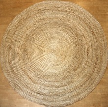 Handmade natural jute rug, Style : Plain