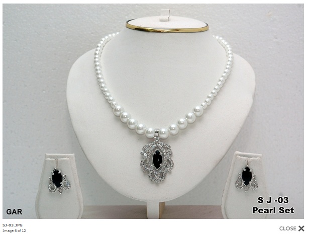 Pearl Necklace Set, Gender : Women's