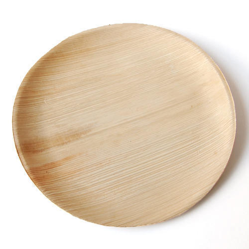 6 Inch Areca Leaf Round Plates, for Serving Food, Size : 6inch