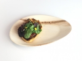 Brown Areca Leaf Oval Plates, for Serving Food